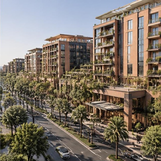 Hivernage, Marrakech — illustrative district view