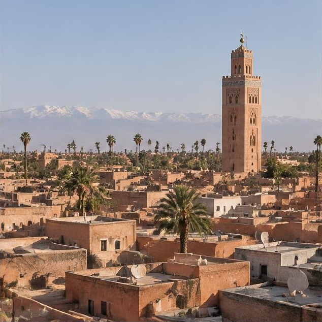 Medina, Marrakech — illustrative district view