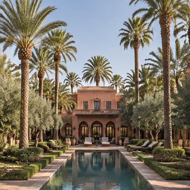 Palmeraie, Marrakech — illustrative district view